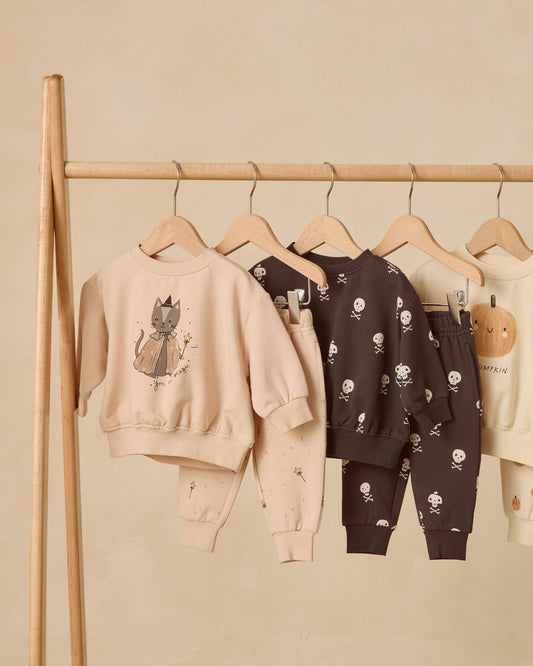 RELAXED FLEECE SWEATSHIRT || MAGIC CAT