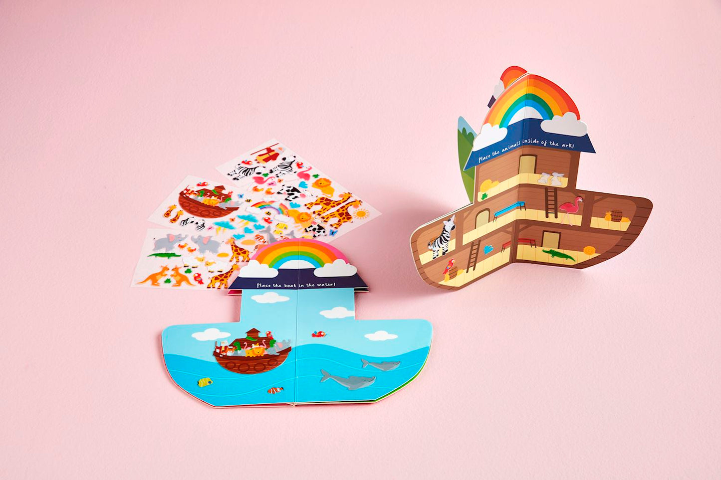 Brown Noahs Ark Sticker Book