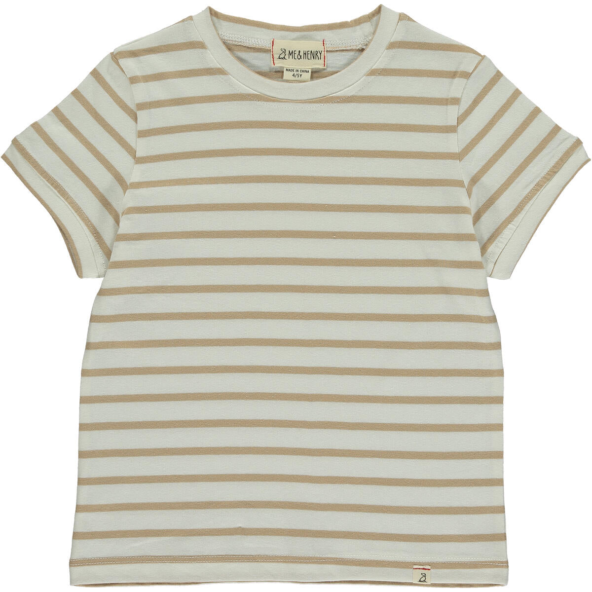 CAMBER TEE - BEIGE STRIPE
