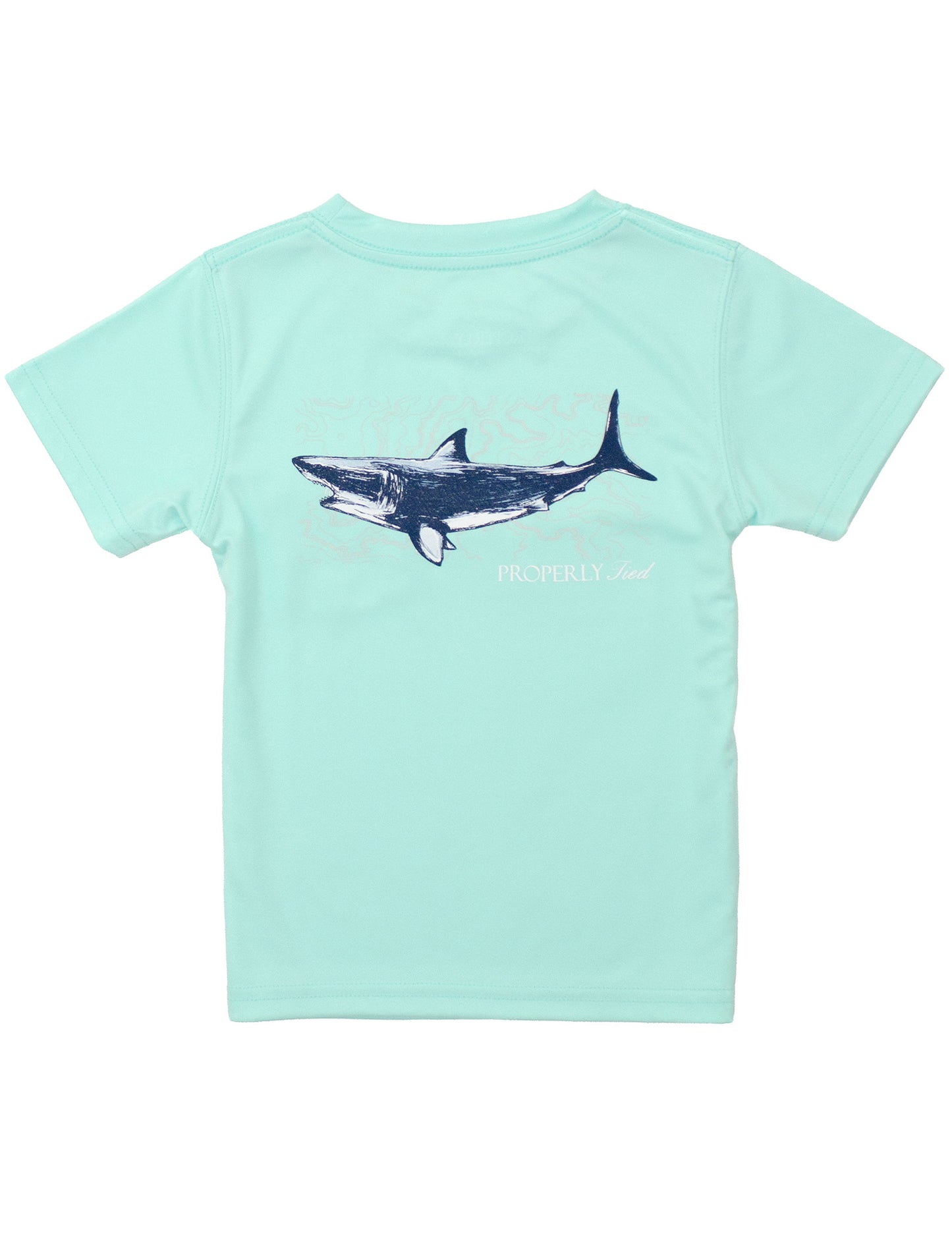 Boys Performance Tee SS Topo Shark
