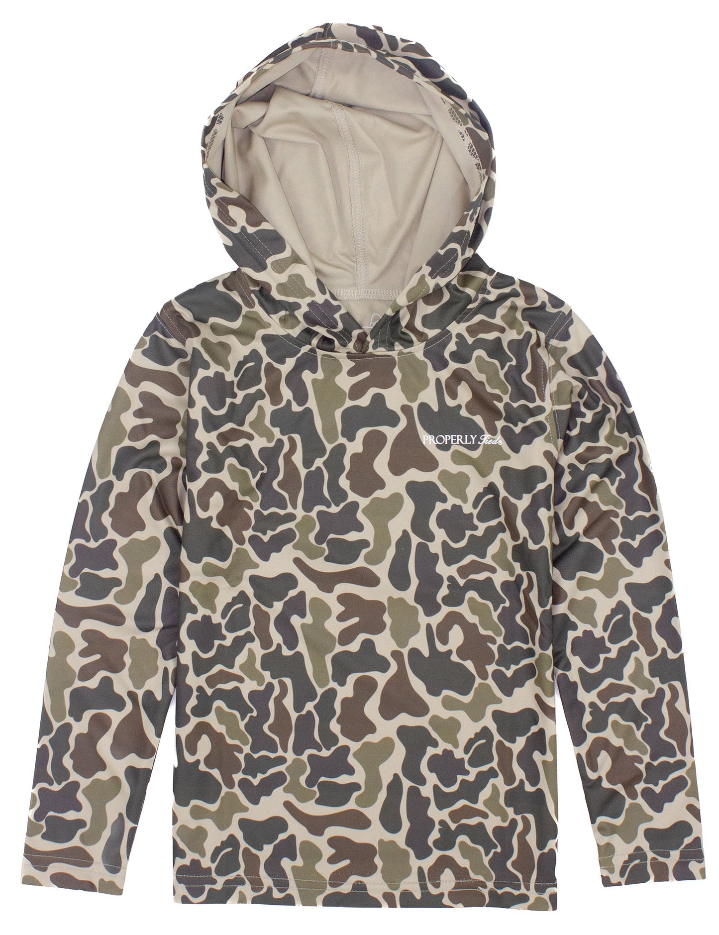 Boys Sportsman Performance Hoodie - Vintage Camo