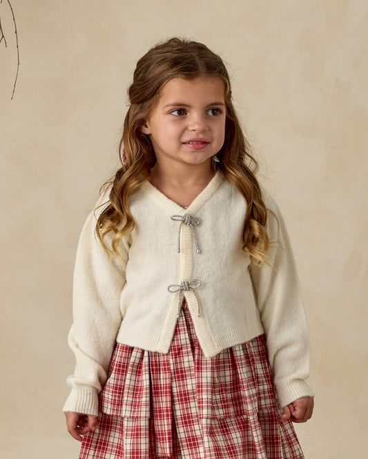Bow Cardigan | Ivory