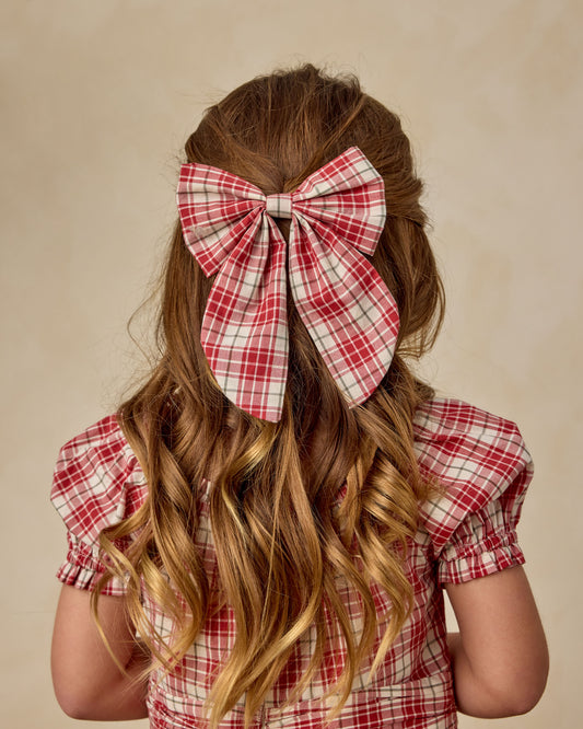 Everly Bow | Holiday Tartan