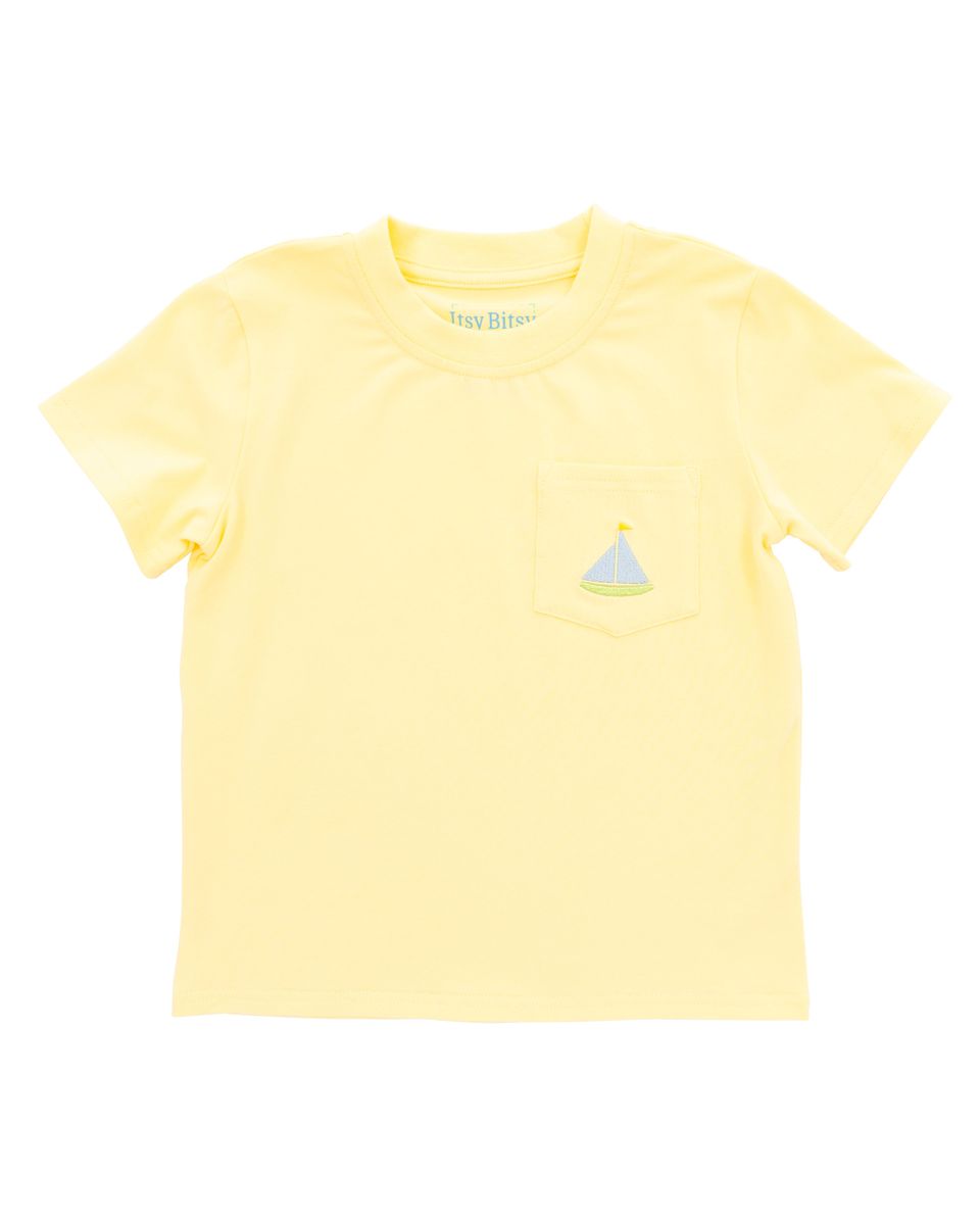 Pocket Tee- Sailboat