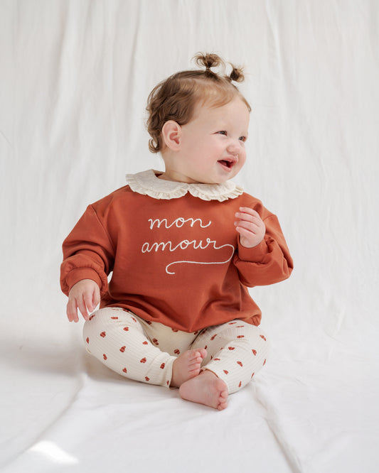 Collared Sweatshirt || Mon Amour