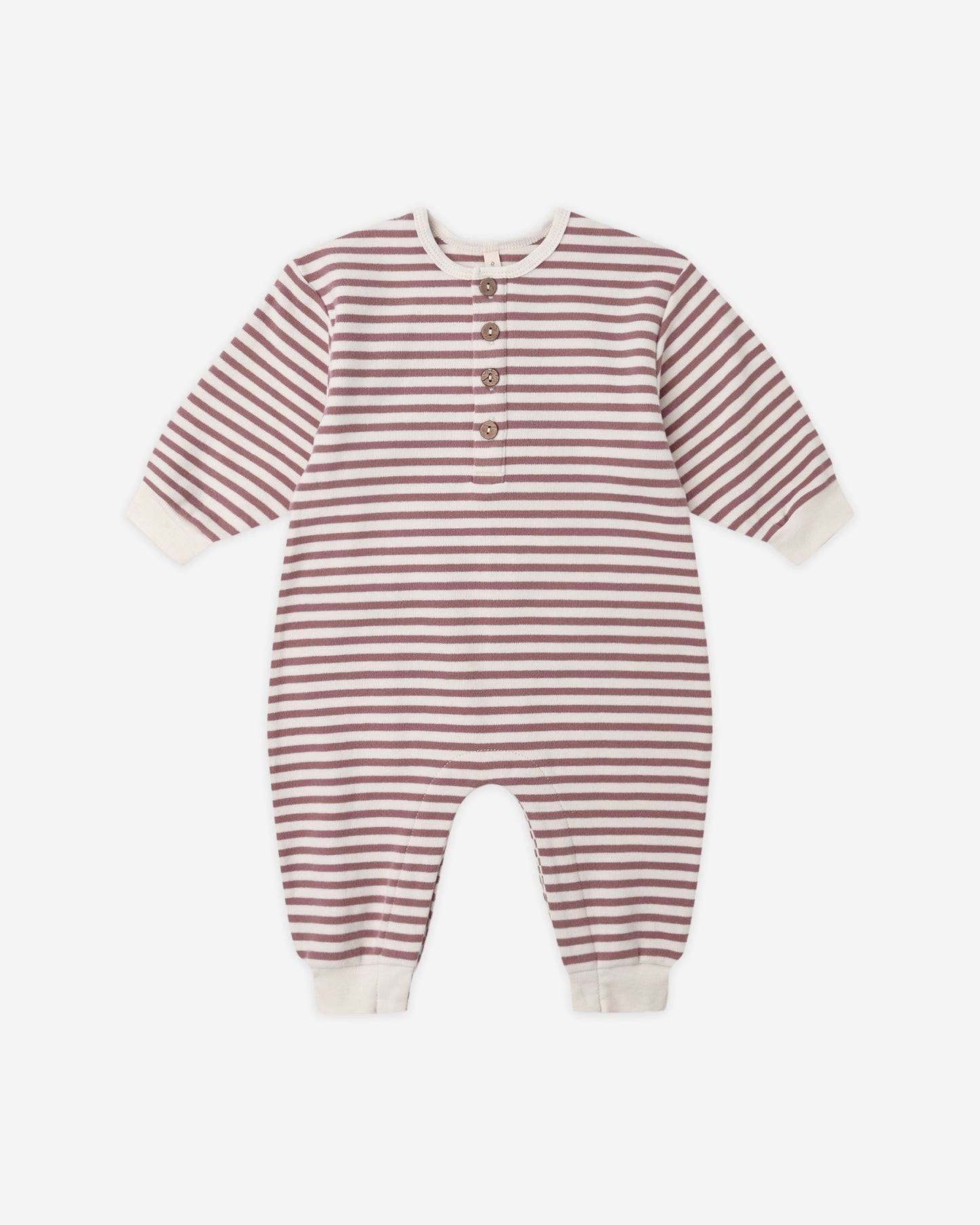RELAXED JUMPSUIT MULBERRY STRIPE