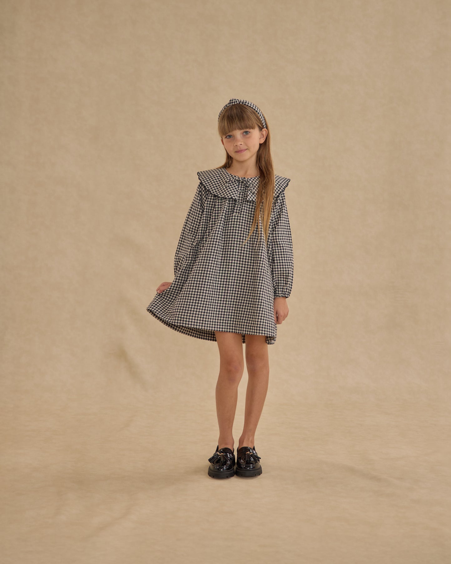 Mini Dress || Black Gingham