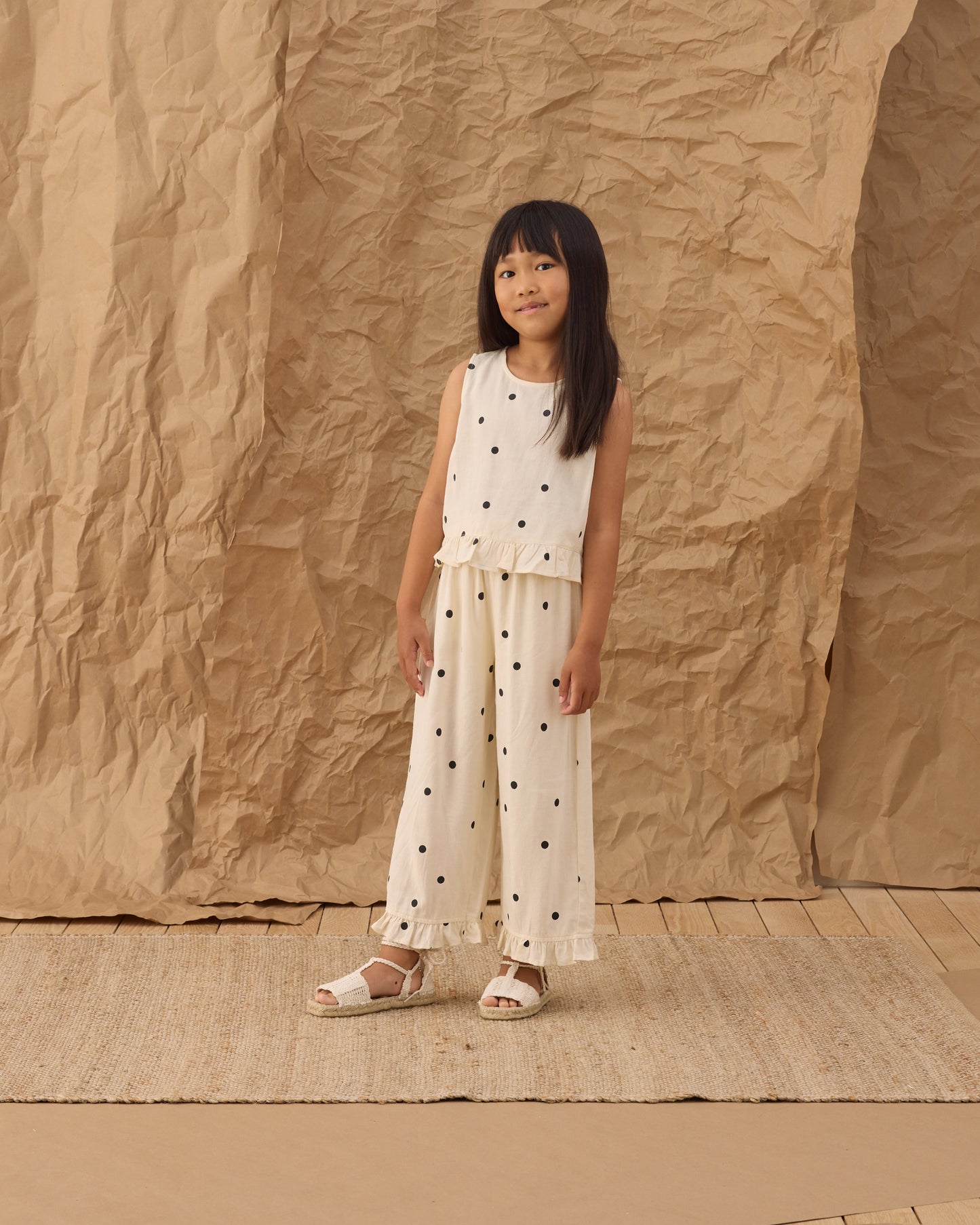 Wide Leg Pant || Polka Dot