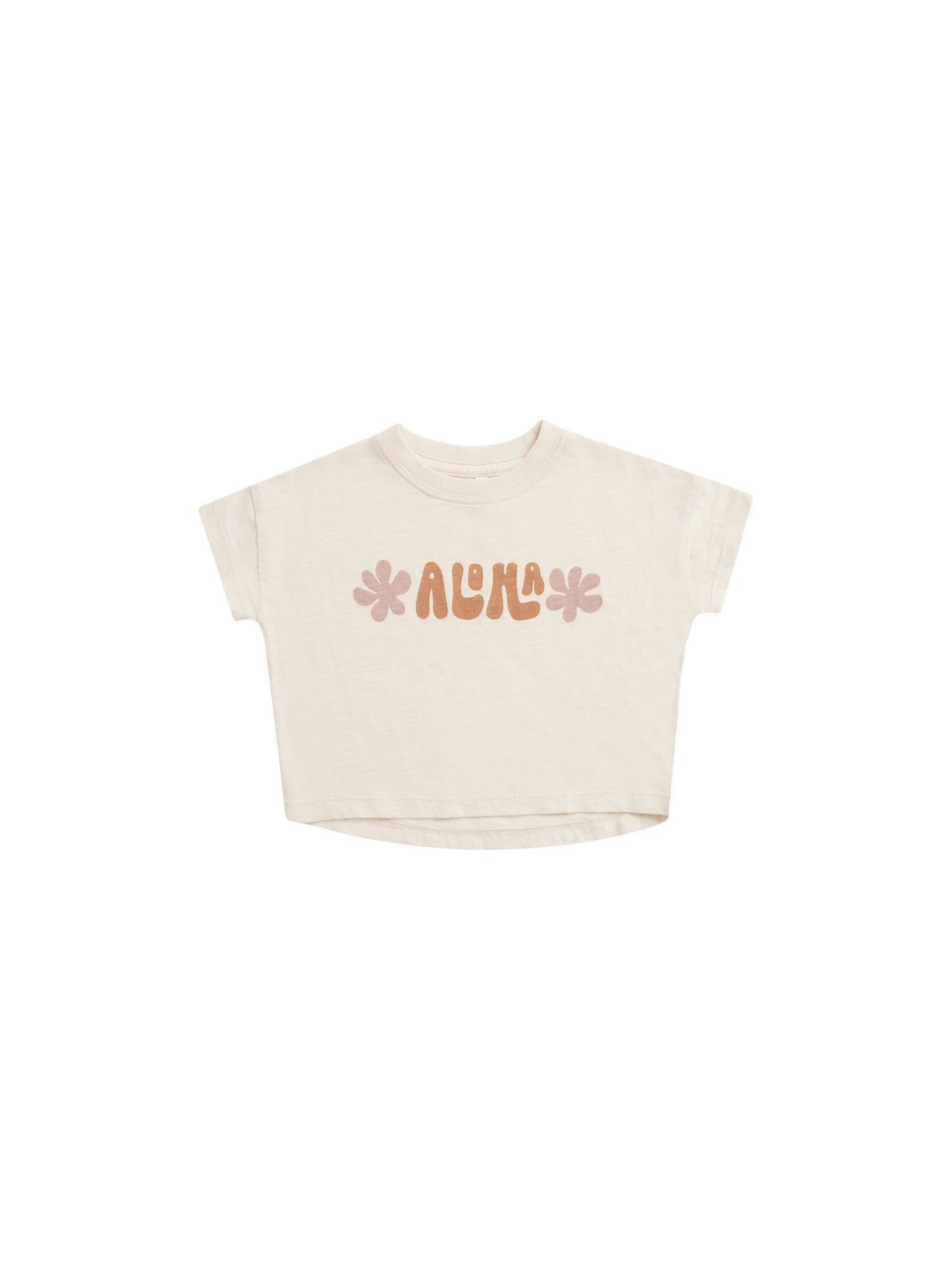 boxy tee || aloha