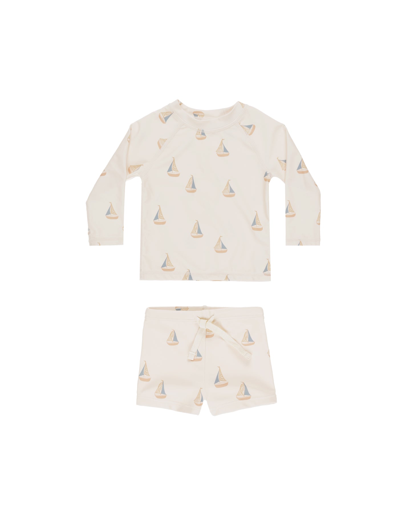 Boys Rashguard Set || Sailboats