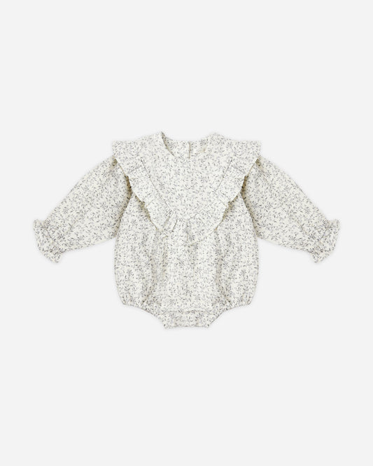 Winnie Romper || Blue Vines