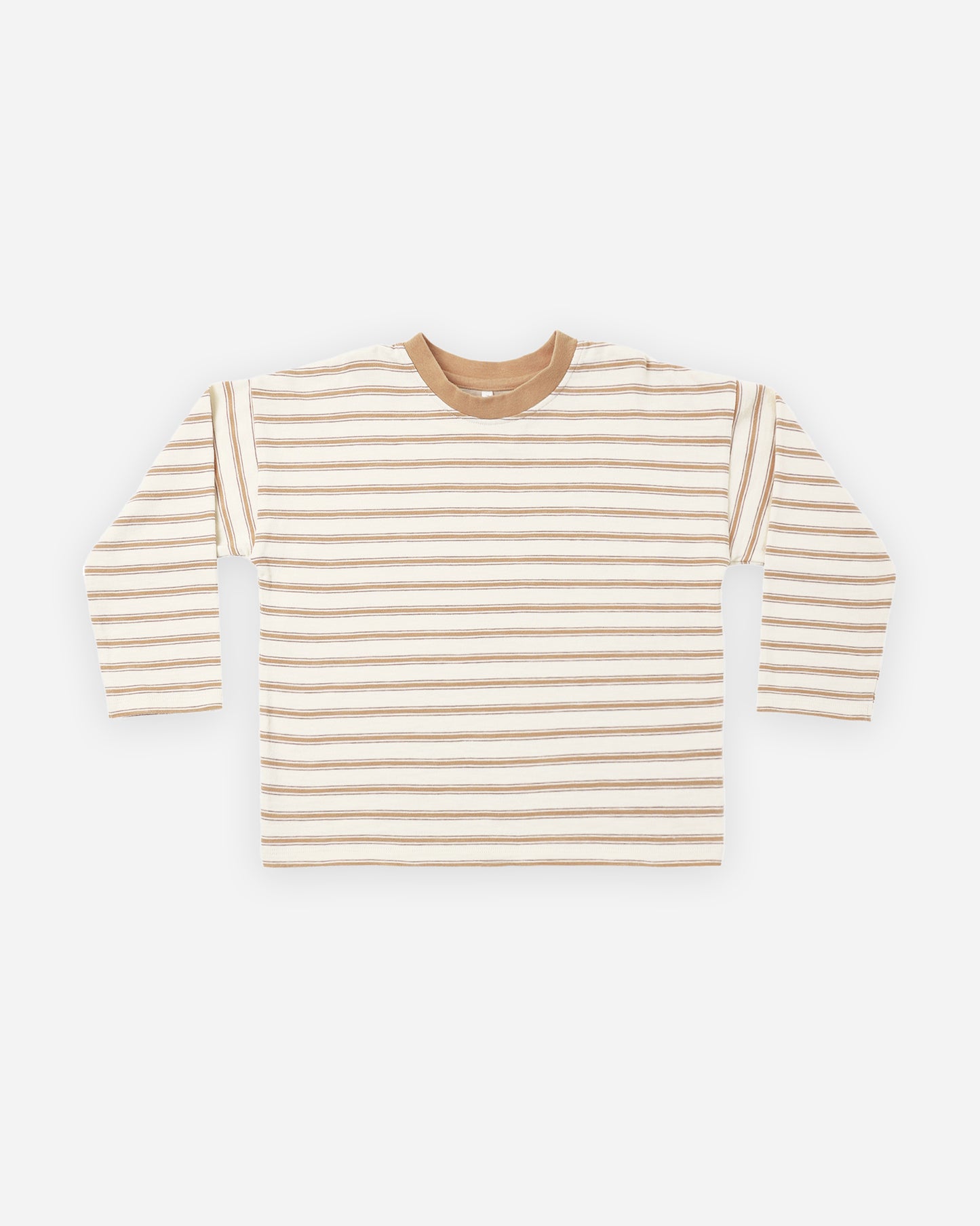 CAMDEN LONG SLEEVE TEE FAWN STRIPE