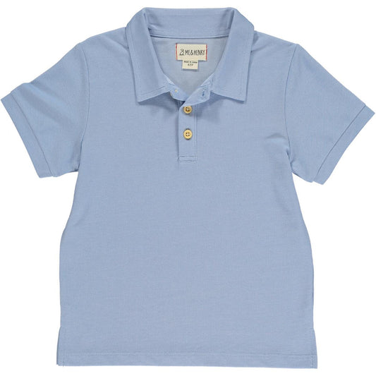 SHIPPING POLO - BLUE PIQUE