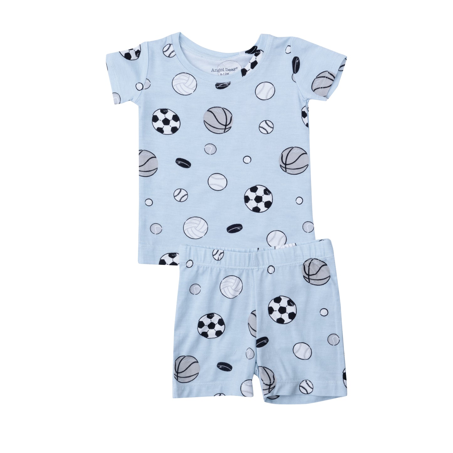 SPORTS BALL BLUE SHORT LOUNGE WEAR SET