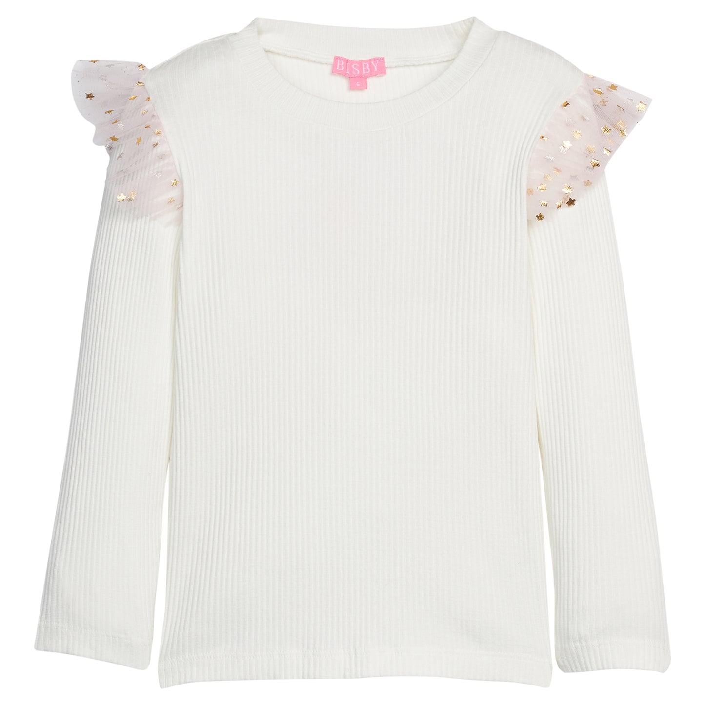 Sadie Top - Pink & Gold Sparkle Stars