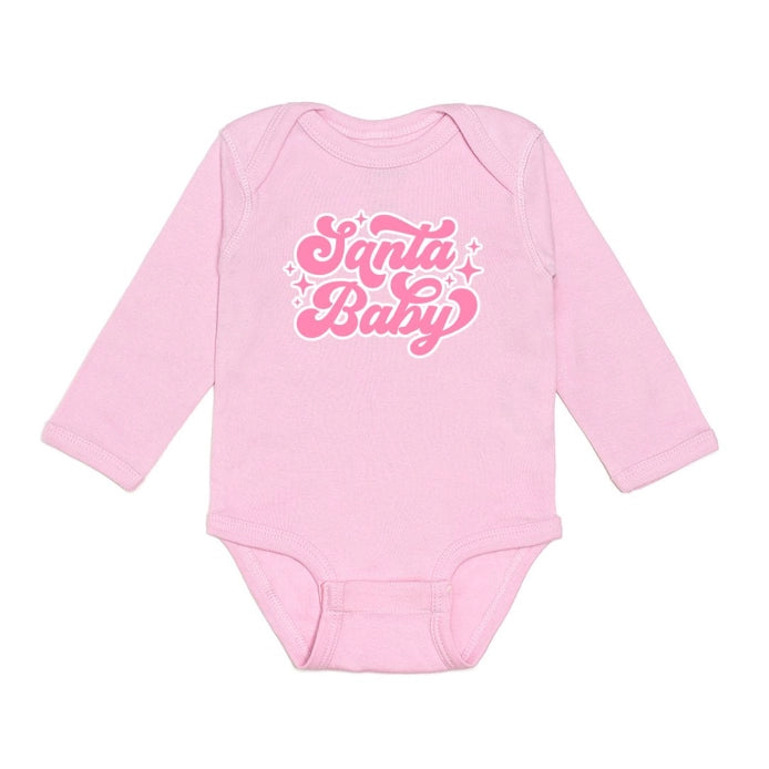 Santa Baby Christmas Long Sleeve Bodysuit