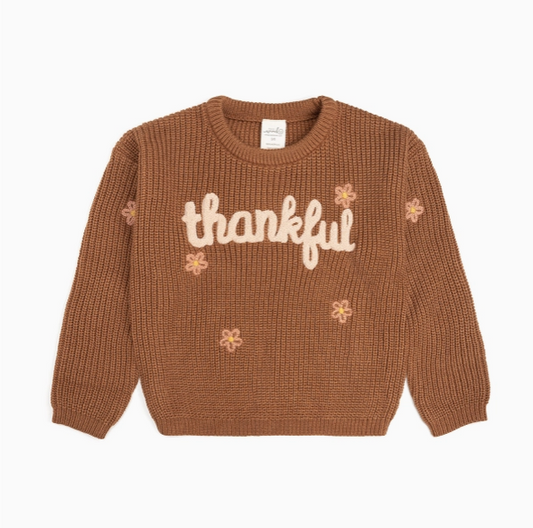 Thankful Thanksgiving Knit Sweater
