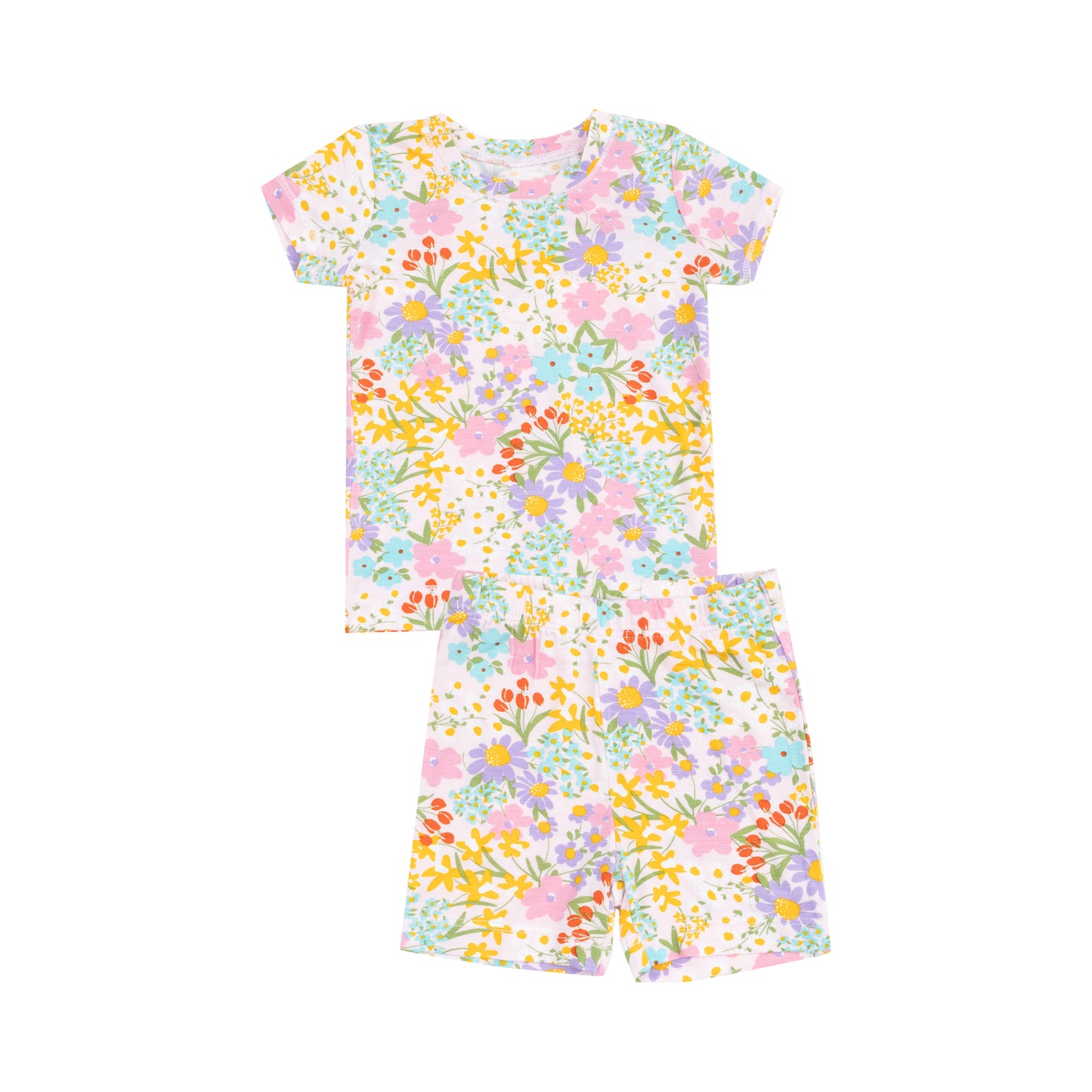 Amelia Floral Short Loungewear Set