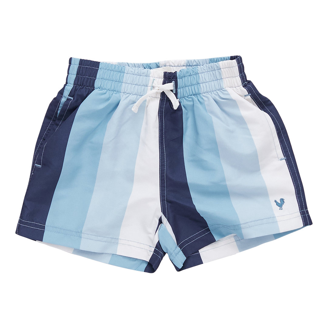 BOYS SWIM TRUNK - OCEAN STRIPE