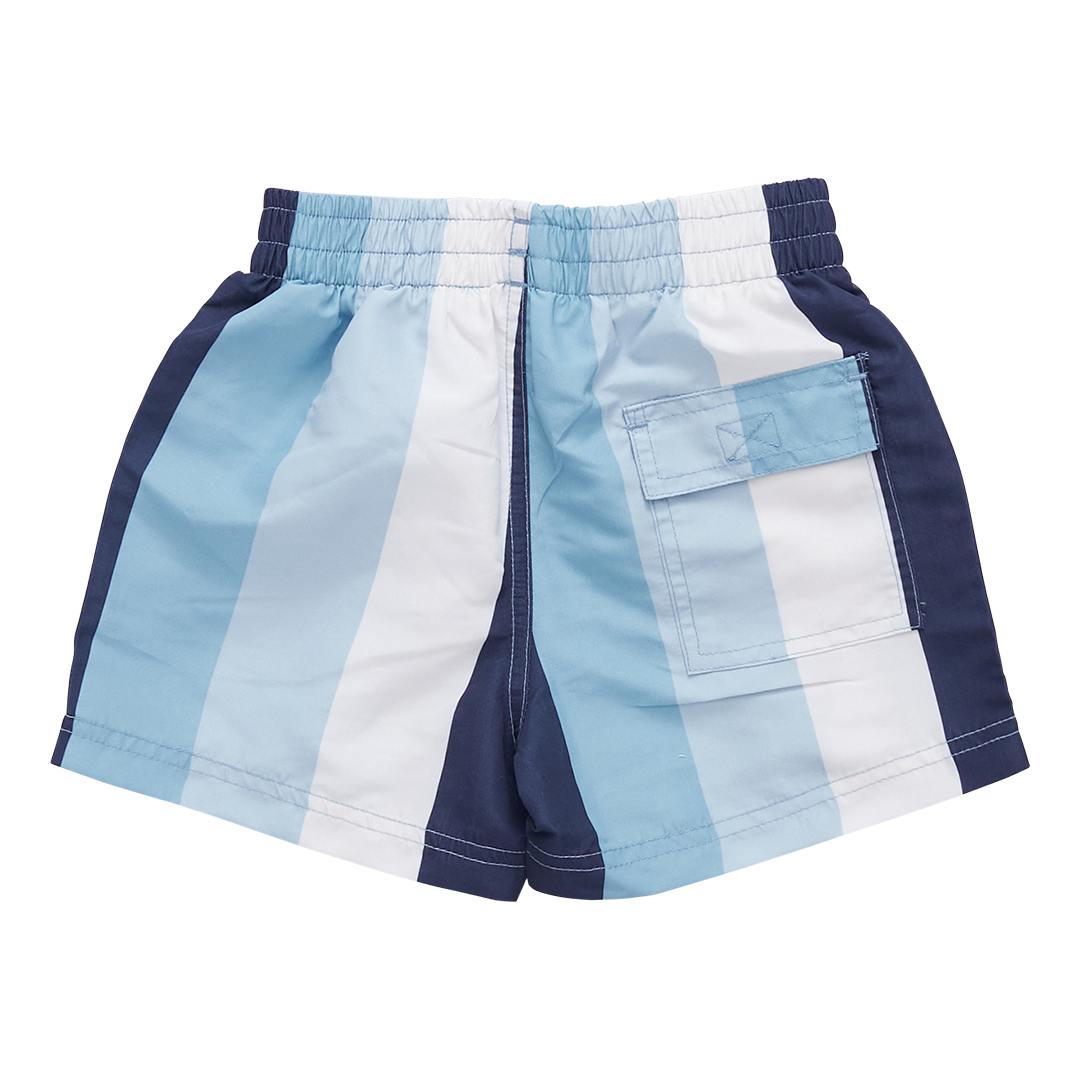 BOYS SWIM TRUNK - OCEAN STRIPE