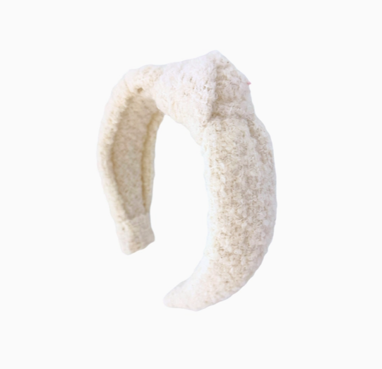 Boucle Fabric Knot Headband