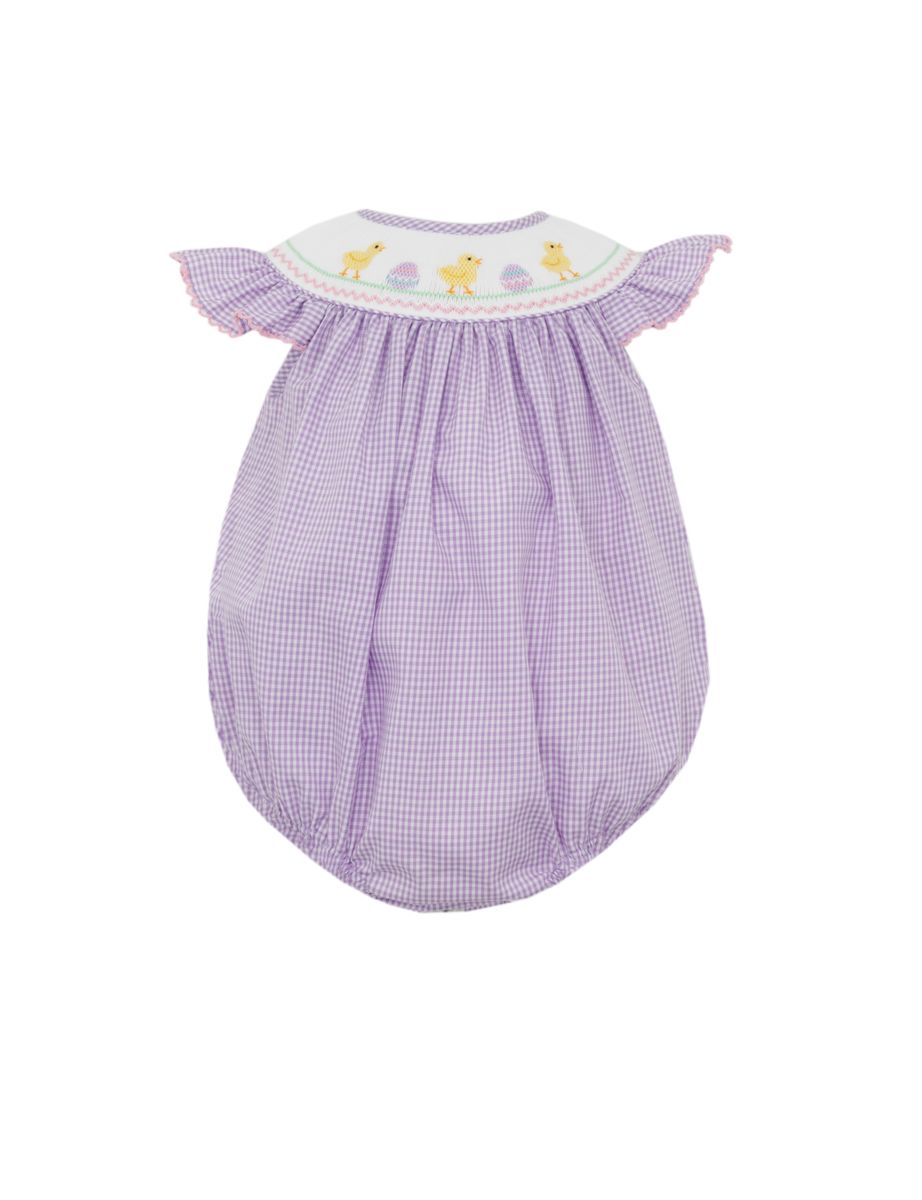CHICKS- Bishop bubble - Lilac gingham