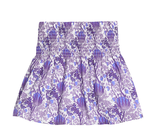 Ruched Circle Skirt - Concord Floral