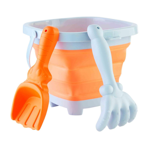 COLLAPSIBLE BUCKET SET - BLUE OR ORANGE