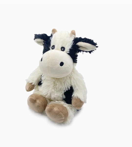 Black and White Cow Warmies Junior