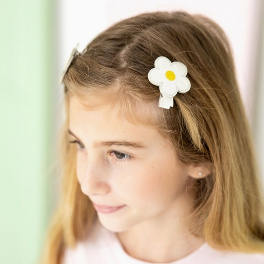 Daisy Flower Clip Set