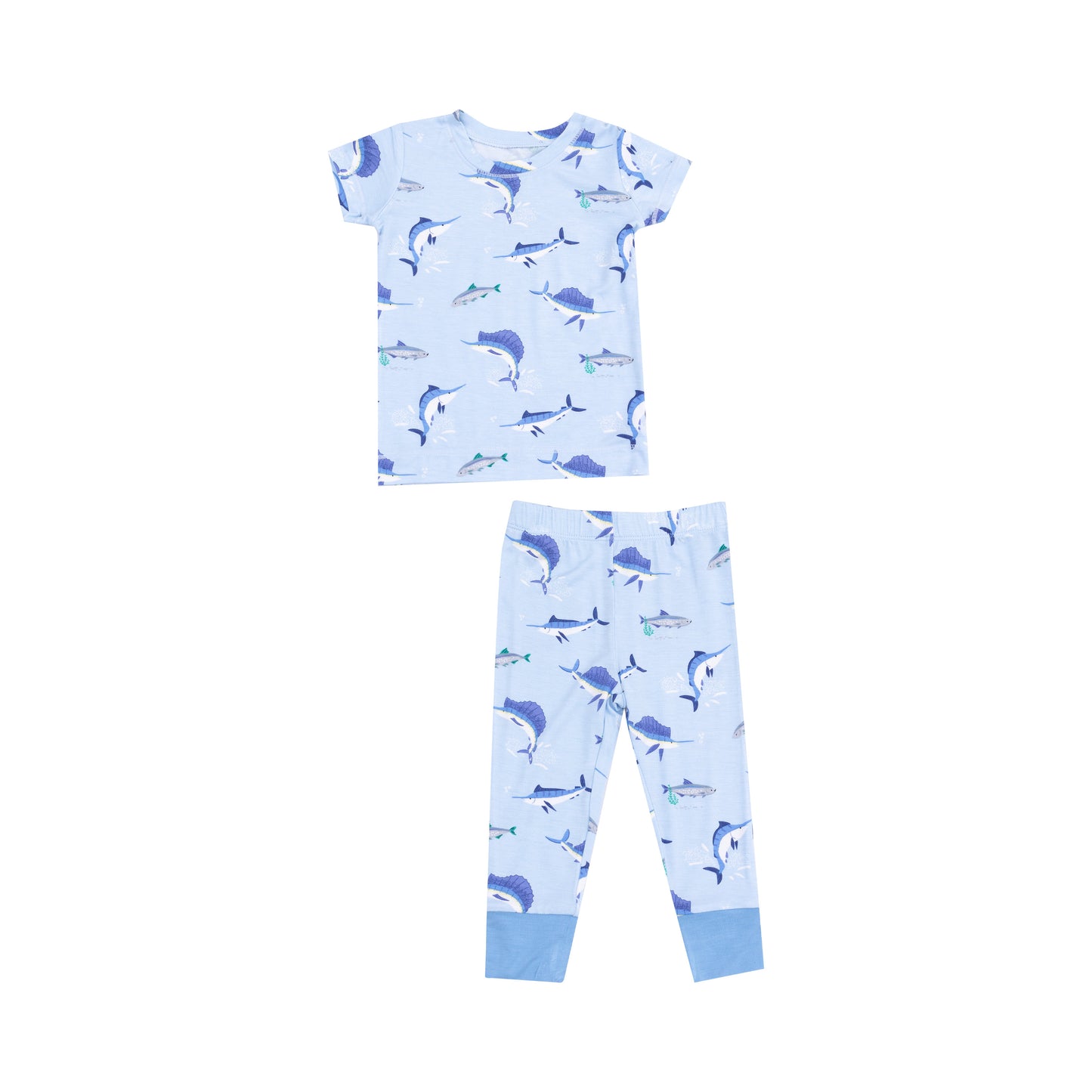Deep Sea Fishing Blue S/s Loungewear Set