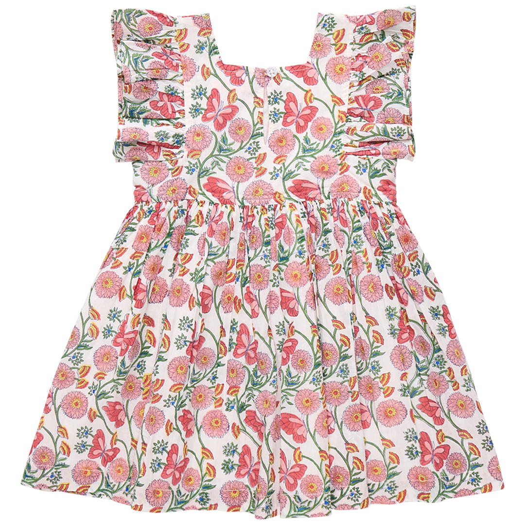 Girls Elsie Dress | Butterfly Vines