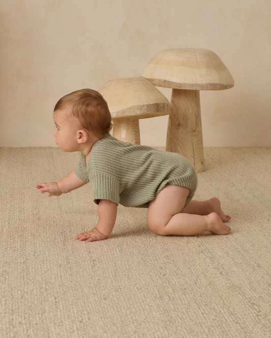 Relaxed Bubble Romper || Fern