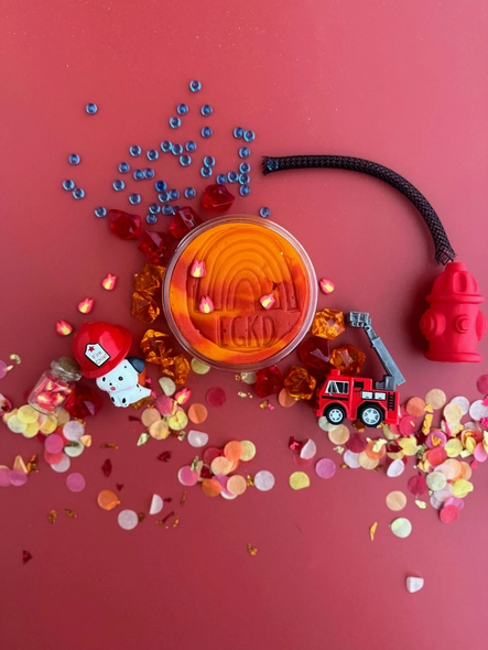 Fire Station (Cherry Mango) Kiddough Play Kit