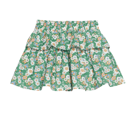 Two Tiered Circle Skort - Greenwich Garden Green