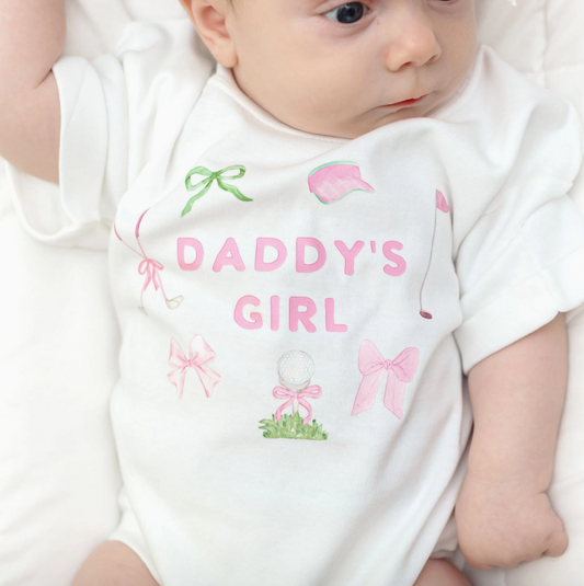 Daddy's Girl Golf Icon Short Sleeve Romper