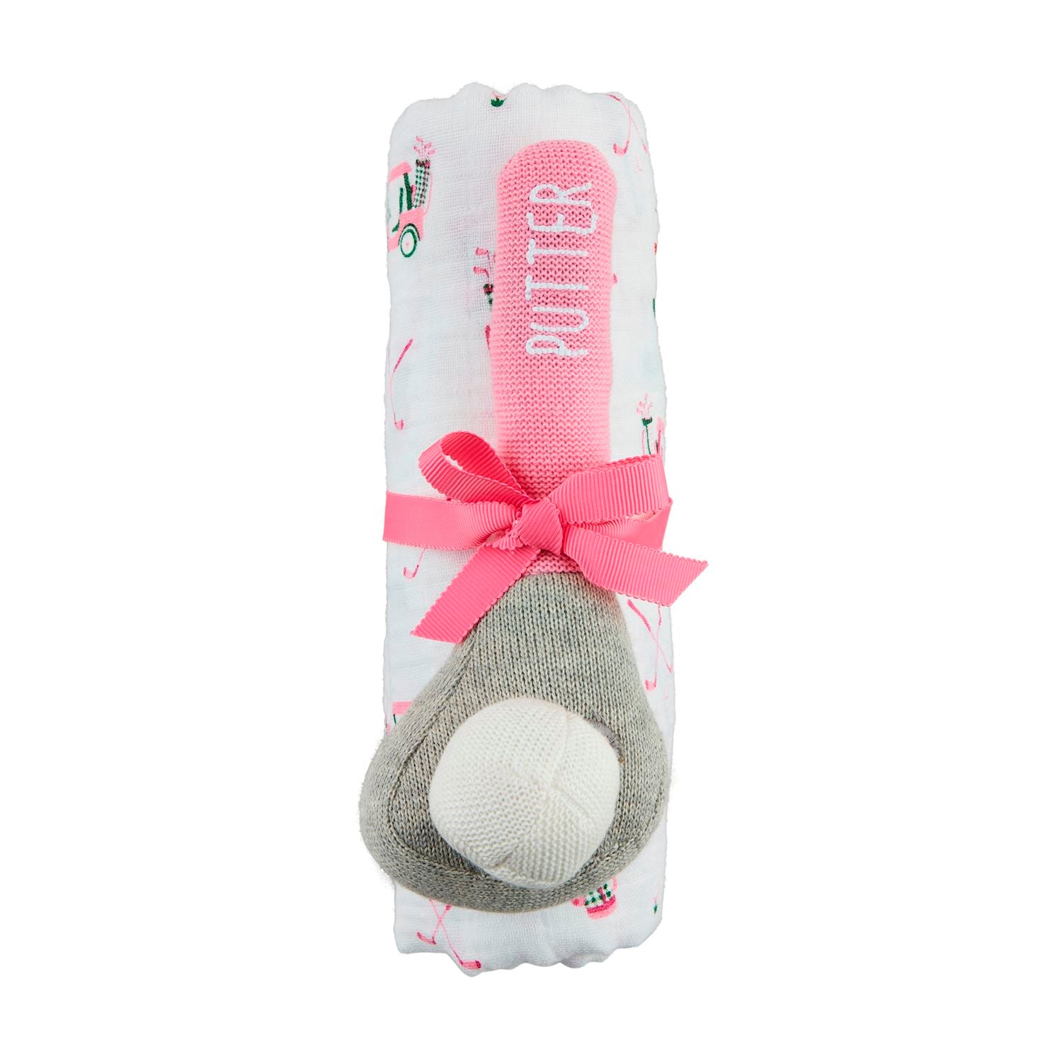 Girl Golf Swaddle Rattle Set – CuteC Kids Boutique1
