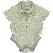 HELFORD ONESIE SAGE GREEN FLORAL