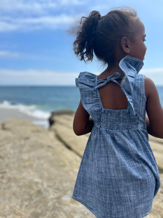 Harper Dress - Chambray