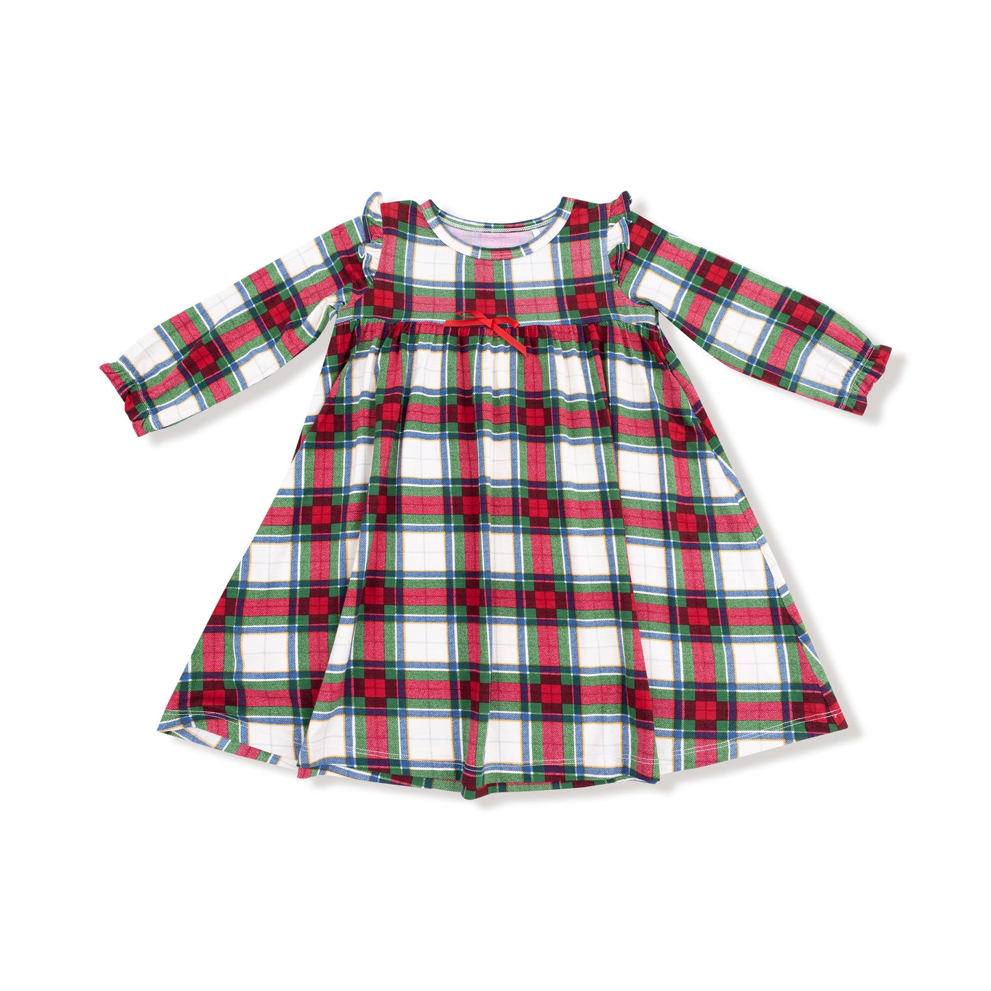 Holiday Plaid - Loungewear Gown