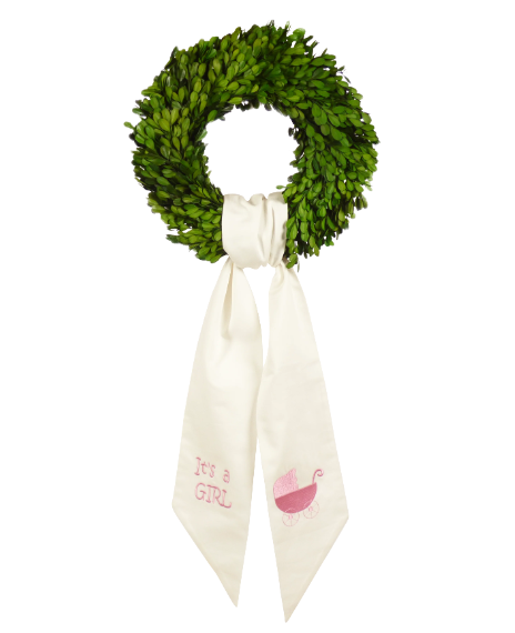 Wreath Sash - It's a Girl!