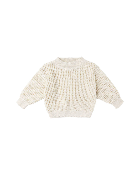 Chunky Knit Sweater || Natural