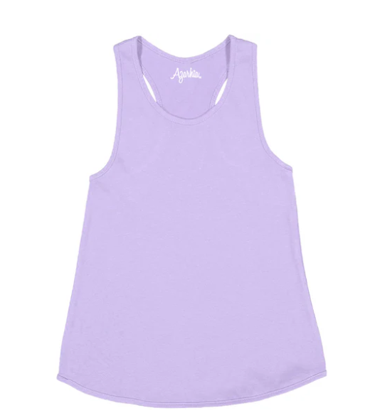 Tank Top with Racer Back in Lavender