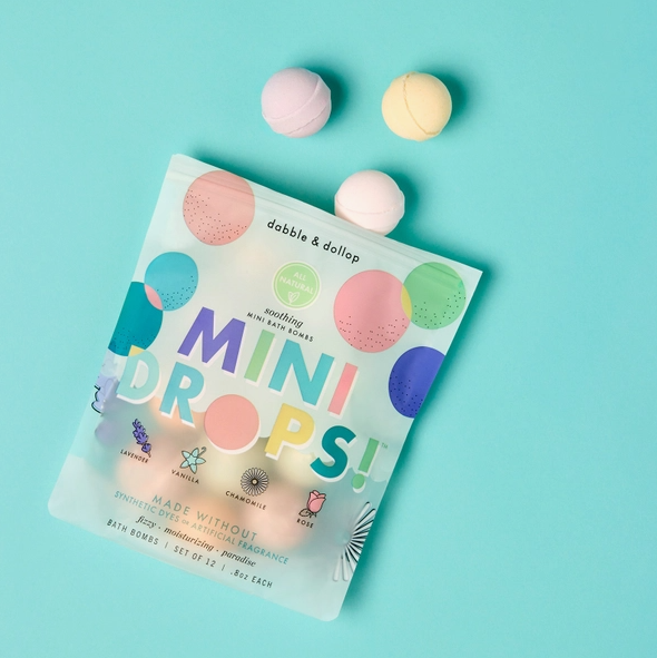 Mini Drops® Bath Bombs - All-Natural Soothing Scents