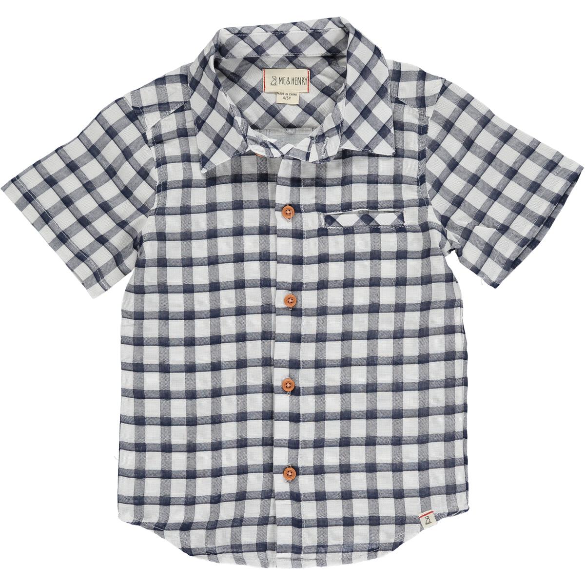 Newport Shirt - Navy Plaid