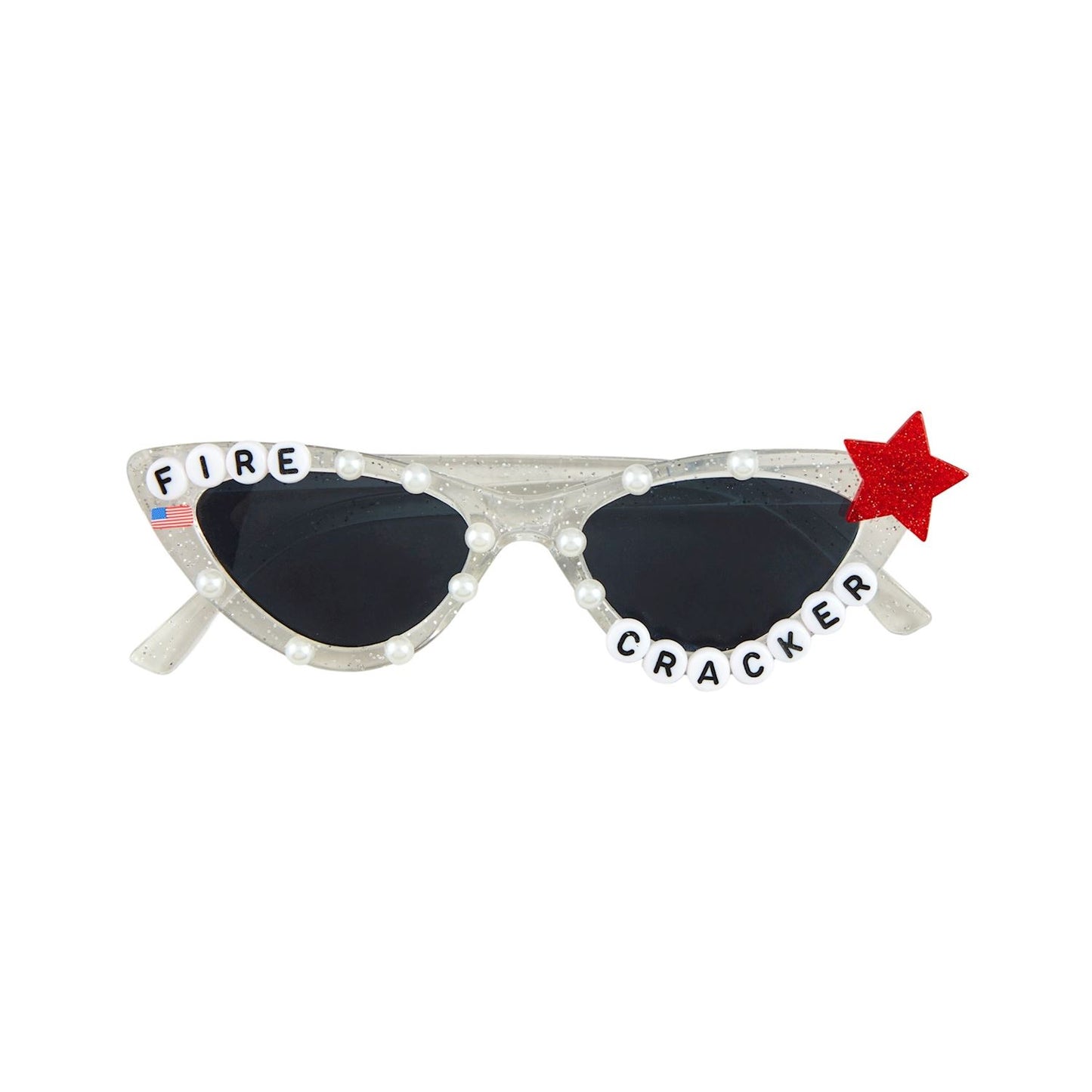 Silver Sassy Patriotic Shades