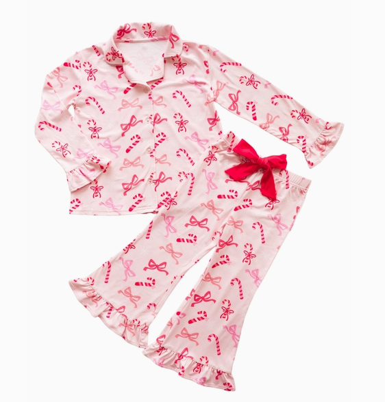 Peppermint Party Christmas Lounge Set - Mommy and Me