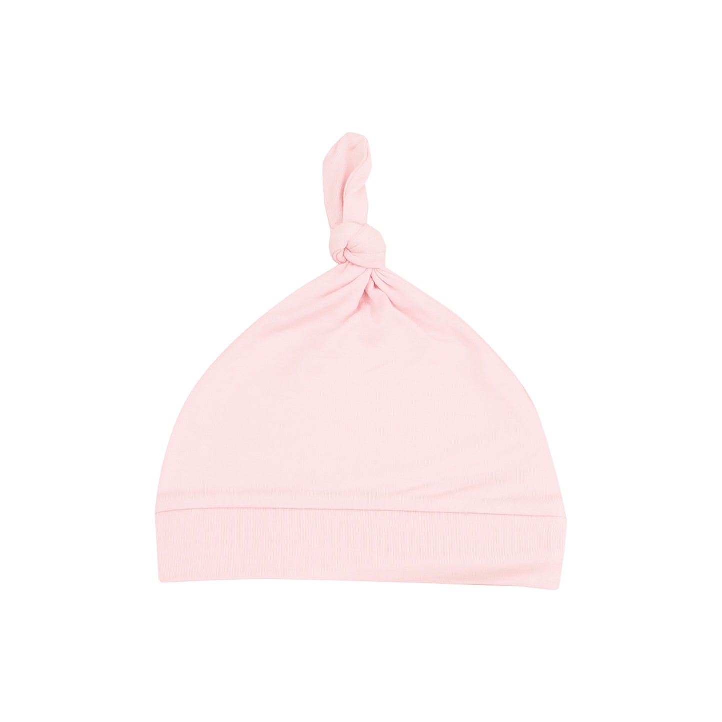 Solid Tickled Pink Knotted Hat