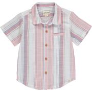 NEWPORT PINK MULTI STRIPE SHIRT