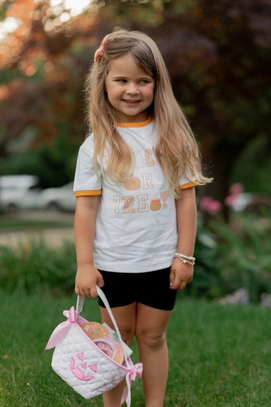 Petite Pumpkin Tote, Pink